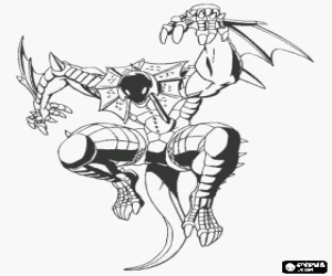 Bakugan Aquos Preyas coloring page