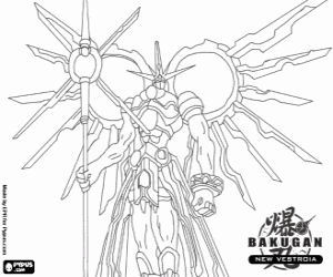 The Bakugan of Baron, Nemus coloring page