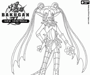 Bakugan Elfin of Marucho coloring page