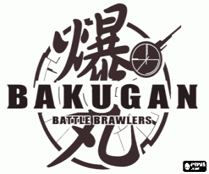 Bakugan Logo coloring page