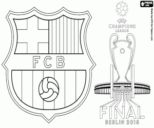 Barça, Champions League 2014-2015 coloring page