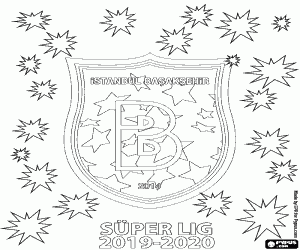 Basaksehir FK, 2019-2020 champion coloring page