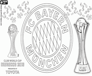 Bayern Munich, Club World Cup 2013 coloring page