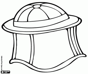 Beekeeper protective mask coloring page
