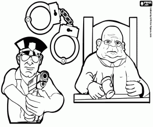 On behalf of justice coloring page