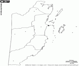 Belize map coloring page