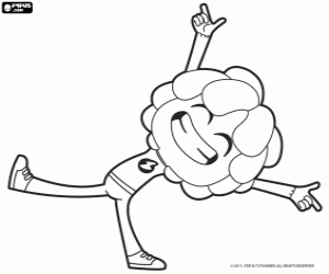 Bello, a boy from Jelly Jam coloring page