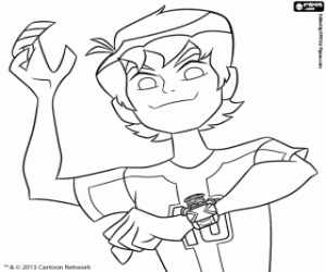 Ben 10 Omniverse and the Omnitrix coloring page