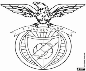 Benfica badge coloring page