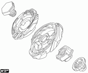 Beyblade Metal Fusion coloring page