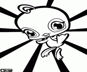 Bird. Littlest PetShop coloring page