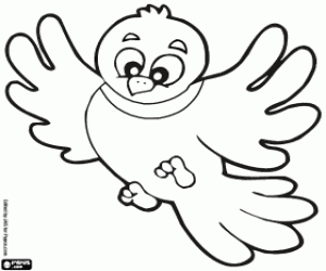 Bird coloring page