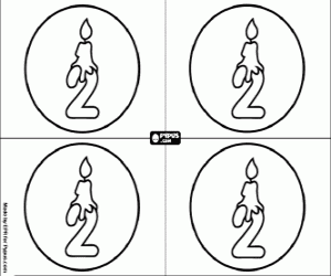 My birthday party invitation coloring page