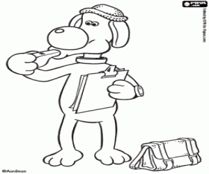 Bitzer is the coach coloring page