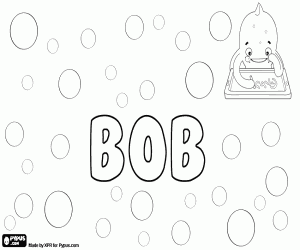 Bob, male diminutive coloring page