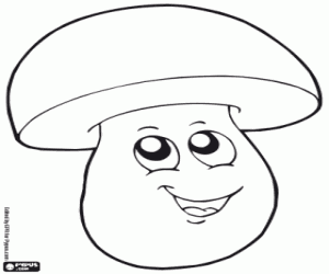 Boletus coloring page