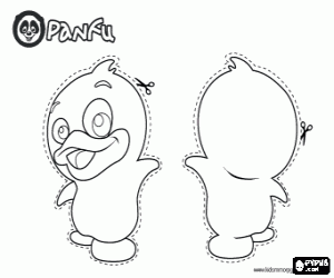 Bolly, animal from Panfu coloring page