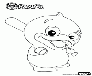 Bolly plays baseball coloring page