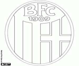 Bologna FC 1909 emblem coloring page