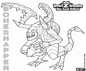 Bonesnapper, Invizimals The Lost Tribes coloring page