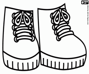 The boots of the hunter coloring page