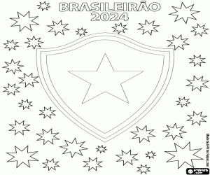Botafogo, Brasileirão 2024 coloring page