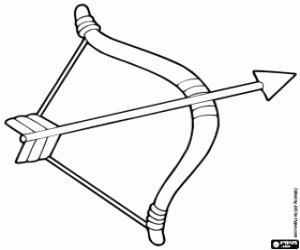 Bow coloring page