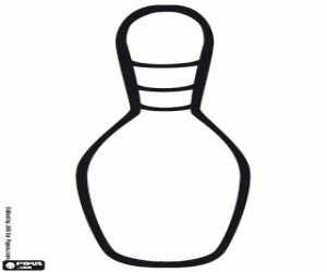 Bowling pin coloring page