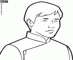 The boy Peter Pevensie coloring page