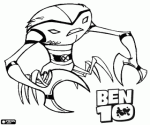 Brainstorm, Ben 10 Alien Force coloring page