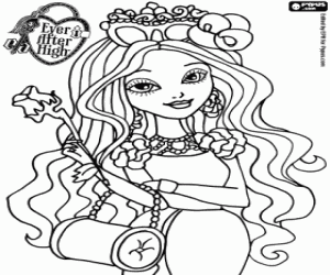 Briar Beauty, Ever After High coloring page