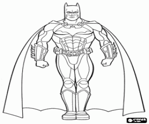 Bruce Wayne is Batman coloring page