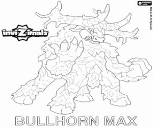 Bullhorn Max, one of the Invizimals coloring page