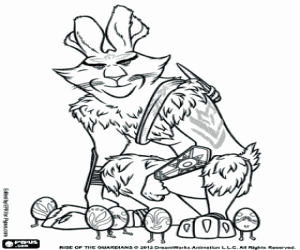 Bunny, Easter rabbit coloring page