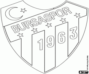 Bursaspor emblem coloring page