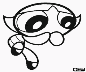 Buttercup, Powerpuff Girls coloring page