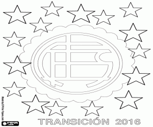 CA Lanús, champion Transición 2016 coloring page