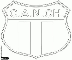 CA Nueva Chicago badge coloring page