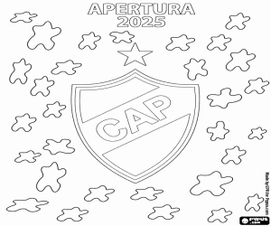 CA Platense, Apertura 2025 champion coloring page