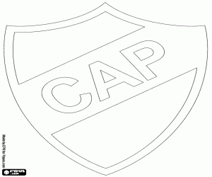 CA Platense badge coloring page