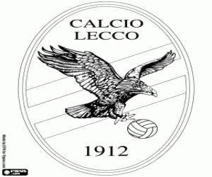 Calcio Lecco badge coloring page