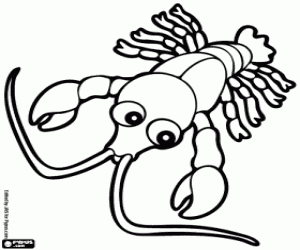 Cancer, zodiac sign coloring page