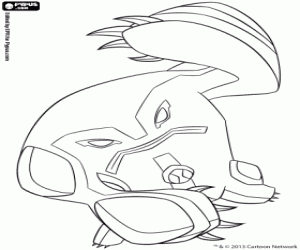 Cannonbolt from Ben 10 Omniverse coloring page