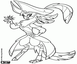 Captain Celaeno, My Little Pony coloring page