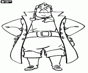 Captain Ephraim Longstocking coloring page