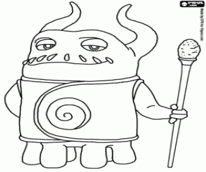 Captain Smek of the Boov coloring page