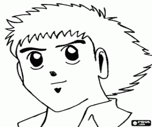 Captain Tsubasa coloring page