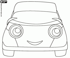 The car of Umizoomi coloring page