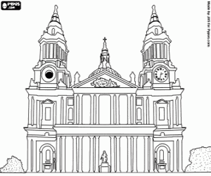 Cathedral of Saint Paul, London coloring page