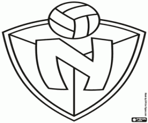 CD El Nacional emblem coloring page